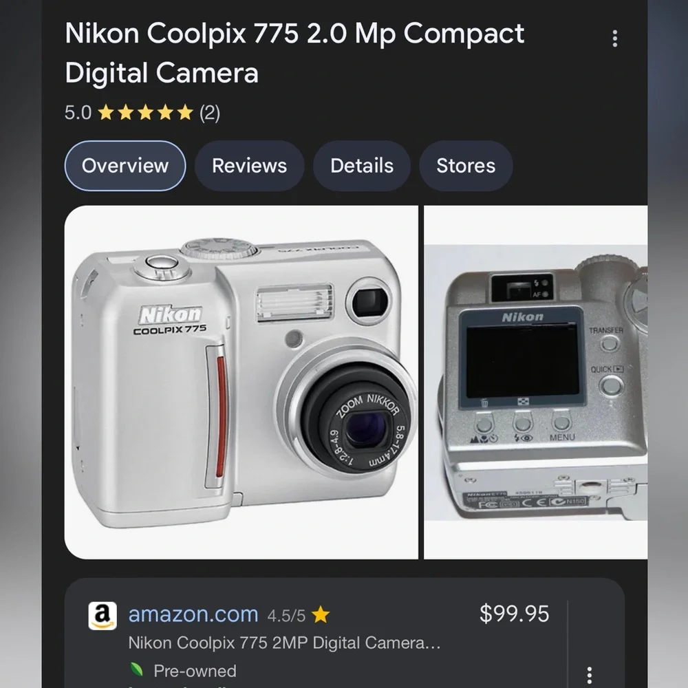 Nikon CoolPix 775 Digital Camera